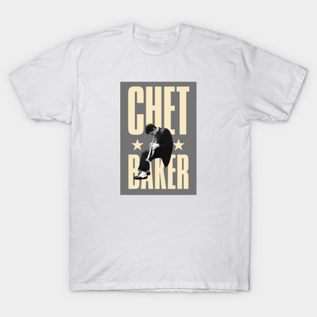 Chet Baker T-Shirt by PLAYDIGITAL2020